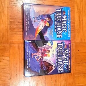 Magic Tree House (Dinosaurs Before Dark ) & (The Knight At Dawn)